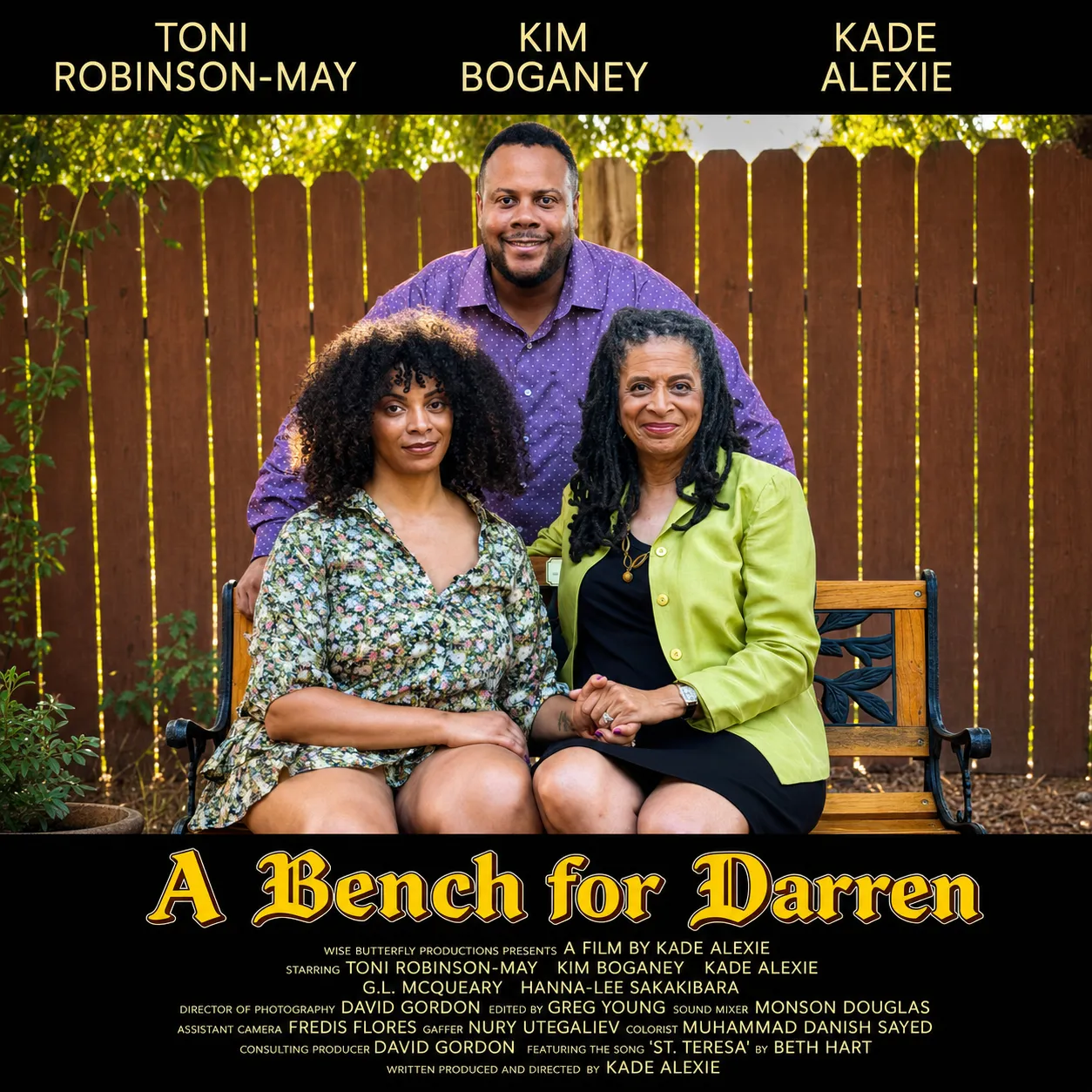 A Bench for Darren — poster